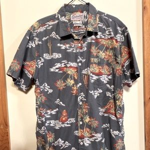 QUICKSILVER Short Sleeve Hawaiian Button Up